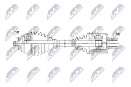 NPWBM253 NTY ПІВВІСЬ NTY підбір по vin на Brocar
