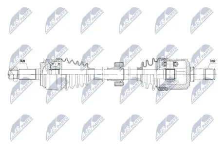 NPWHD104 NTY ПІВВІСЬ NTY подбор по vin на Brocar