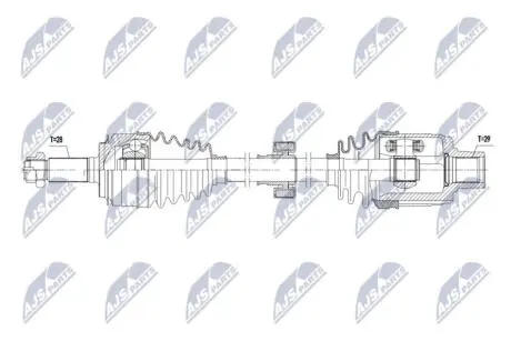 NPWHD106 NTY ПІВВІСЬ NTY підбір по vin на Brocar