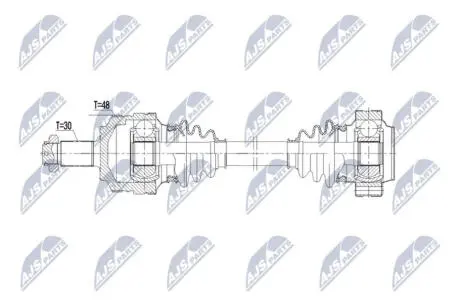 NPWBM225 NTY ПІВВІСЬ NTY підбір по vin на Brocar
