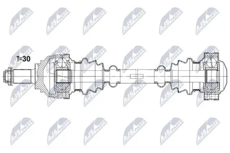 NPWBM210 NTY ПІВВІСЬ NTY підбір по vin на Brocar