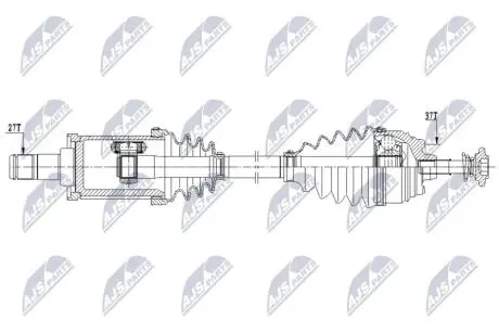 NPWBM208 NTY ПІВВІСЬ NTY подбор по vin на Brocar