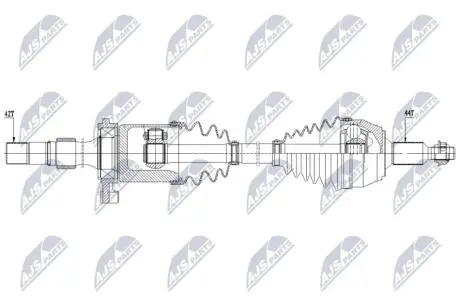 NPWVW243 NTY ПІВВІСЬ NTY підбір по vin на Brocar