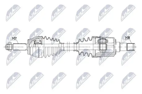 NPWKA408 NTY ПІВВІСЬ NTY підбір по vin на Brocar