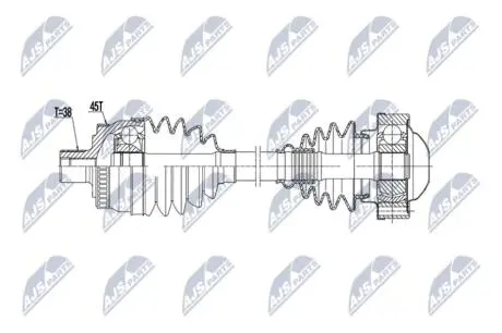 NPWAU110 NTY ПІВВІСЬ NTY підбір по vin на Brocar