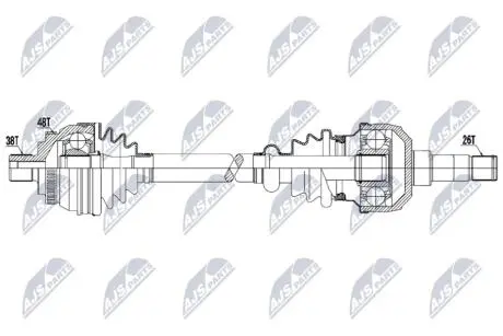 NPWVW202 NTY ПІВВІСЬ NTY підбір по vin на Brocar