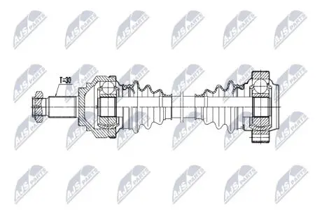 NPWBM207 NTY ПІВВІСЬ NTY підбір по vin на Brocar