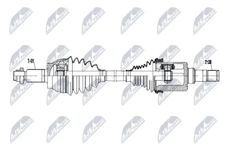 NPWLR029 NTY ПІВВІСЬ NTY підбір по vin на Brocar