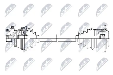 NPWAU092 NTY ПІВВІСЬ NTY підбір по vin на Brocar