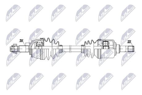 NPWFT083 NTY ПІВВІСЬ NTY підбір по vin на Brocar