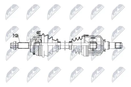 NPWTY191 NTY ПІВВІСЬ NTY підбір по vin на Brocar