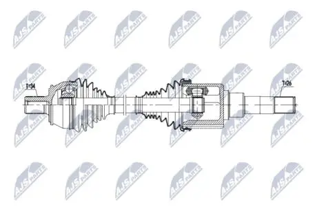 NPWME183 NTY ПІВВІСЬ NTY подбор по vin на Brocar