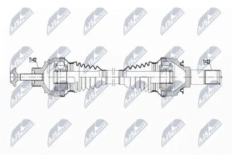 NPWPS004 NTY ПІВВІСЬ NTY підбір по vin на Brocar