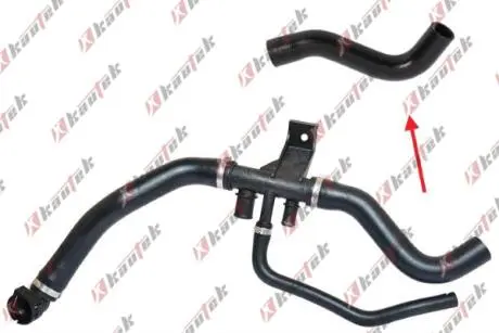 FIRH146 KAUTEK FIAT патрубок системи охолодження Ducato 2,2D 06-, CITROEN Jumper 2,2HDi 06- KAUTEK підбір по vin на Brocar