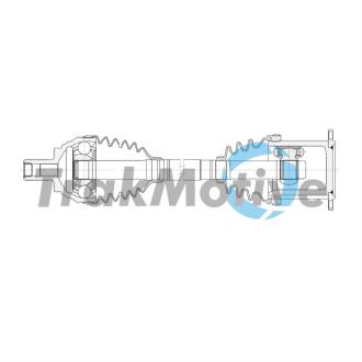 302107 TRAKMOTIVE AUDI Напіввісь передн. прав. A3 (8V1, 8VK) 1.0 TFSI 16-17, SEAT LEON ST (5F8) 1.0 TSI 15-20, SKODA OCTAVIA III 1.0 TSI 16-20, VW CADDY IV 1.0 TSI 15-20 TRAKMOTIVE підбір по vin на Brocar