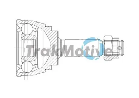 400649 TRAKMOTIVE HYUNDAI К-кт ШРКШ 25/30 зуб. LANTRA II (J-2) 1.5 12V 96-00, MITSUBISHI LANCER V Station Wagon 1.6 16V 92-03 TRAKMOTIVE підбір по vin на Brocar