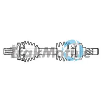 302110 TRAKMOTIVE FORD Напіввісь задн. KUGA I 2.0 TDCi 4x4 10-12, VOLVO S60 II (134) D4 AWD 15-18 TRAKMOTIVE підбір по vin на Brocar
