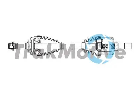302055 TRAKMOTIVE CITROEN Напіввісь передн. лів. C4 PICASSO II 1.6 BlueHDi 120 14-, PEUGEOT 3008 TRAKMOTIVE подбор по vin на Brocar