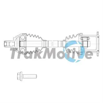 302138 TRAKMOTIVE AUDI Напіввісь передн. лів. A3 (8V1, 8VK) 1.0 TFSI 16-17, SEAT, SKODA, VW TRAKMOTIVE підбір по vin на Brocar