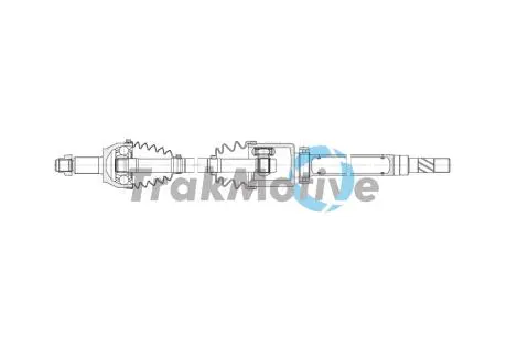 302065 TRAKMOTIVE LAND ROVER Напіввісь передн. прав. RANGE ROVER EVOQUE (L538) 2.2 D 11-19 TRAKMOTIVE підбір по vin на Brocar