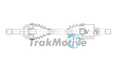 301924 TRAKMOTIVE PEUGEOT Полуось лів. L=652mm 21/22 зуб. 208 I (CA, CC) 1.4 VTi 12-19 TRAKMOTIVE подбор по vin на Brocar