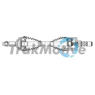 302147 TRAKMOTIVE DACIA Напіввісь передн. лів. DUSTER (HS) 1.5 dCi 4x4 10-18, RENAULT TRAKMOTIVE підбір по vin на Brocar