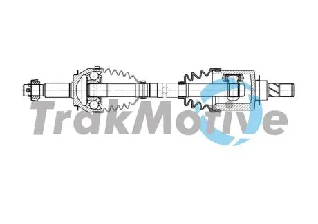 302052 TRAKMOTIVE RENAULT Напіввісь передн. лів. KADJAR (HA, HL) 1.2 TCe 130 15- TRAKMOTIVE підбір по vin на Brocar
