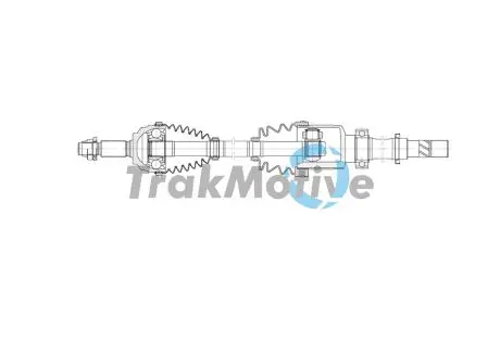 302031 TRAKMOTIVE RENAULT Напіввісь передн. прав. CLIO IV (BH) 1.5 dCi 75 12-21 TRAKMOTIVE підбір по vin на Brocar