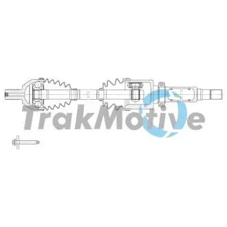 302150 TRAKMOTIVE FORD Напіввісь передн. прав. MONDEO IV (BA7) 2.0 SCTi 10-15 TRAKMOTIVE підбір по vin на Brocar