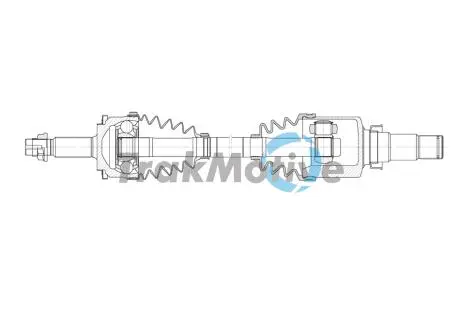 302040 TRAKMOTIVE TOYOTA Напіввісь передн. прав. AURIS (E18) 1.8 Hybrid 12-18 TRAKMOTIVE підбір по vin на Brocar