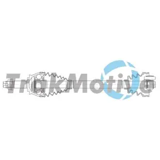 302159 TRAKMOTIVE FIAT Напіввісь передн. лів. DOBLO Cargo 1.3 D Multijet 13- TRAKMOTIVE підбір по vin на Brocar
