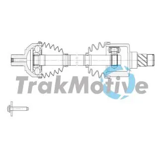 302155 TRAKMOTIVE FORD Напіввісь передн. лів. MONDEO IV (BA7) 2.2 TDCi 08-10 TRAKMOTIVE підбір по vin на Brocar
