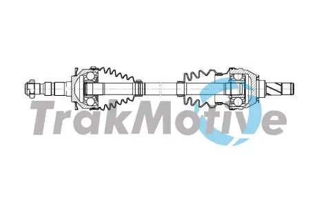 302047 TRAKMOTIVE OPEL Напіввісь передн. ліва. ASTRA J (P10) 1.6 (68) 09-15 TRAKMOTIVE підбір по vin на Brocar