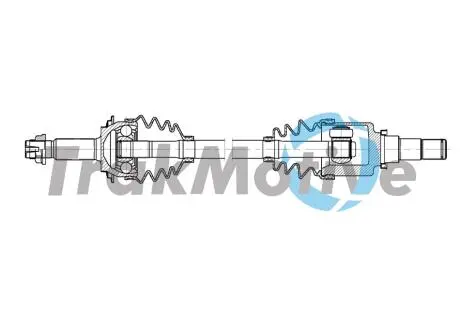 301931 TRAKMOTIVE TOYOTA Напіввісь передн. лів. YARIS (P9) 1.3 VVT-i 05-10 TRAKMOTIVE подбор по vin на Brocar