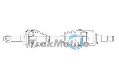 302028 TRAKMOTIVE TOYOTA Напіввісь передн. прав. COROLLA (E11) 1.3 97-01 TRAKMOTIVE подбор по vin на Brocar