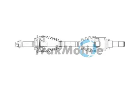 302068 TRAKMOTIVE TOYOTA Напіввісь передн. прав. YARIS (P13) 1.3 11-17 TRAKMOTIVE подбор по vin на Brocar