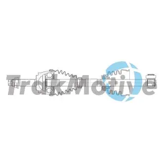 302161 TRAKMOTIVE FIAT піввісь прав.L=934mm 22 зуб.Doblo 1.9D 01- TRAKMOTIVE підбір по vin на Brocar