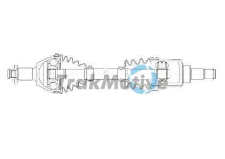 302036 TRAKMOTIVE SEAT Привідний вал лів. IBIZA IV 15-16, SKODA TRAKMOTIVE підбір по vin на Brocar