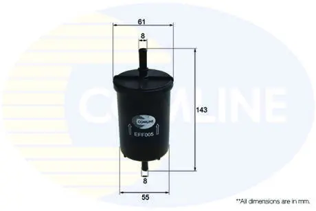 EFF005 EFF005 Comline - Фільтр палива (аналогWF8034/KL416/1) COMLINE подбор по vin на Brocar