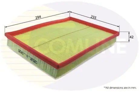 EAF015 EAF015 Comline - Фільтр повітря (аналогWA6214/LX1683) COMLINE подбор по vin на Brocar