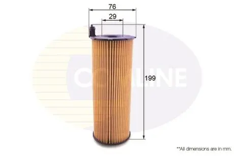 EOF182 EOF182 Comline - Фільтр оливи (аналогWL7439/OX196/1D) COMLINE підбір по vin на Brocar