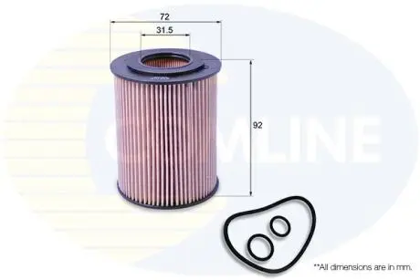 EOF010 EOF010 Comline - Фільтр оливи (аналогWL7294/OX163/4D) COMLINE подбор по vin на Brocar