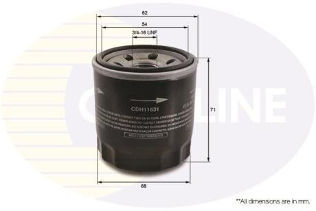 CDH11631 CDH11631 Comline - Фільтр оливи (аналогWL7119/OC215) COMLINE подбор по vin на Brocar