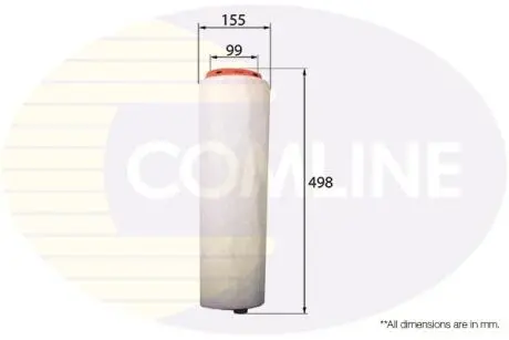 EAF079 EAF079 Comline - Фільтр повітря (аналогWA6574/LX818) COMLINE подбор по vin на Brocar