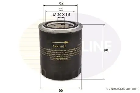 CHN11532 CHN11532 Comline - Фільтр оливи (аналогWL7107/OC115) COMLINE підбір по vin на Brocar