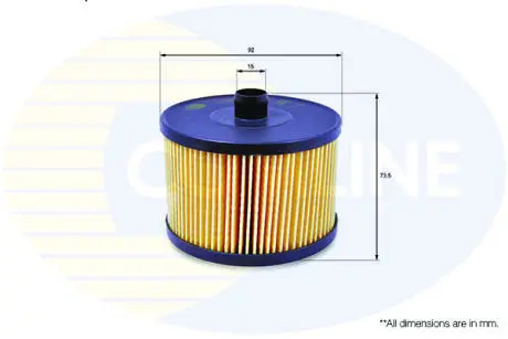 EFF132 EFF132 Comline - Фільтр палива (аналогWF8321/KX201D) COMLINE підбір по vin на Brocar