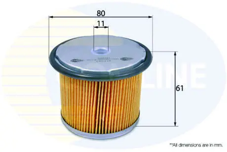EFF003 EFF003 Comline - Фільтр палива (аналогWF8021/KX63/1) COMLINE подбор по vin на Brocar