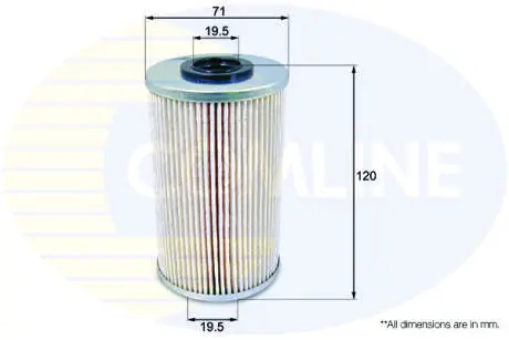 EFF139 EFF139 Comline - Фільтр палива (аналогWF8301/KX204D) COMLINE підбір по vin на Brocar