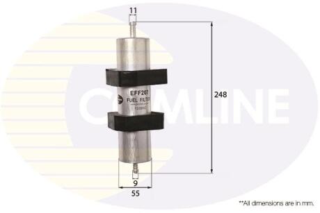 EFF207 EFF207 Comline - Фільтр палива (аналогWF8412/KL596) COMLINE підбір по vin на Brocar