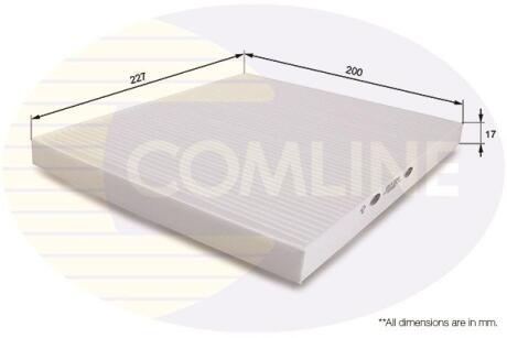 EKF204 EKF204 Comline - Фільтр салону (аналогWP9302/LA301) COMLINE подбор по vin на Brocar